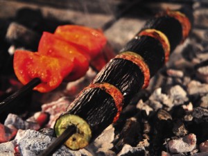 Aubergine Kebab